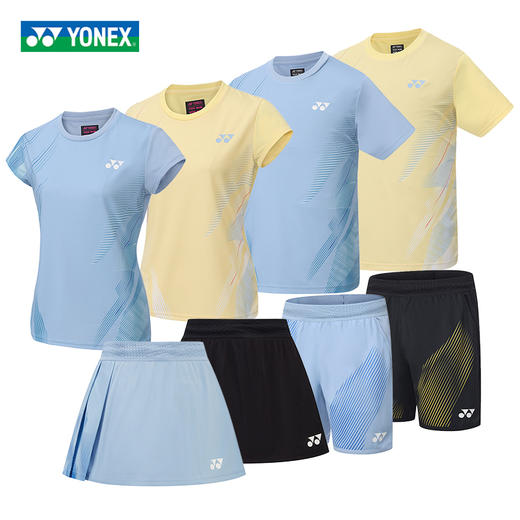 尤尼克斯 男款/女款 短袖T恤 国家队球迷款 1158326BCR/2158326BCR 商品图0