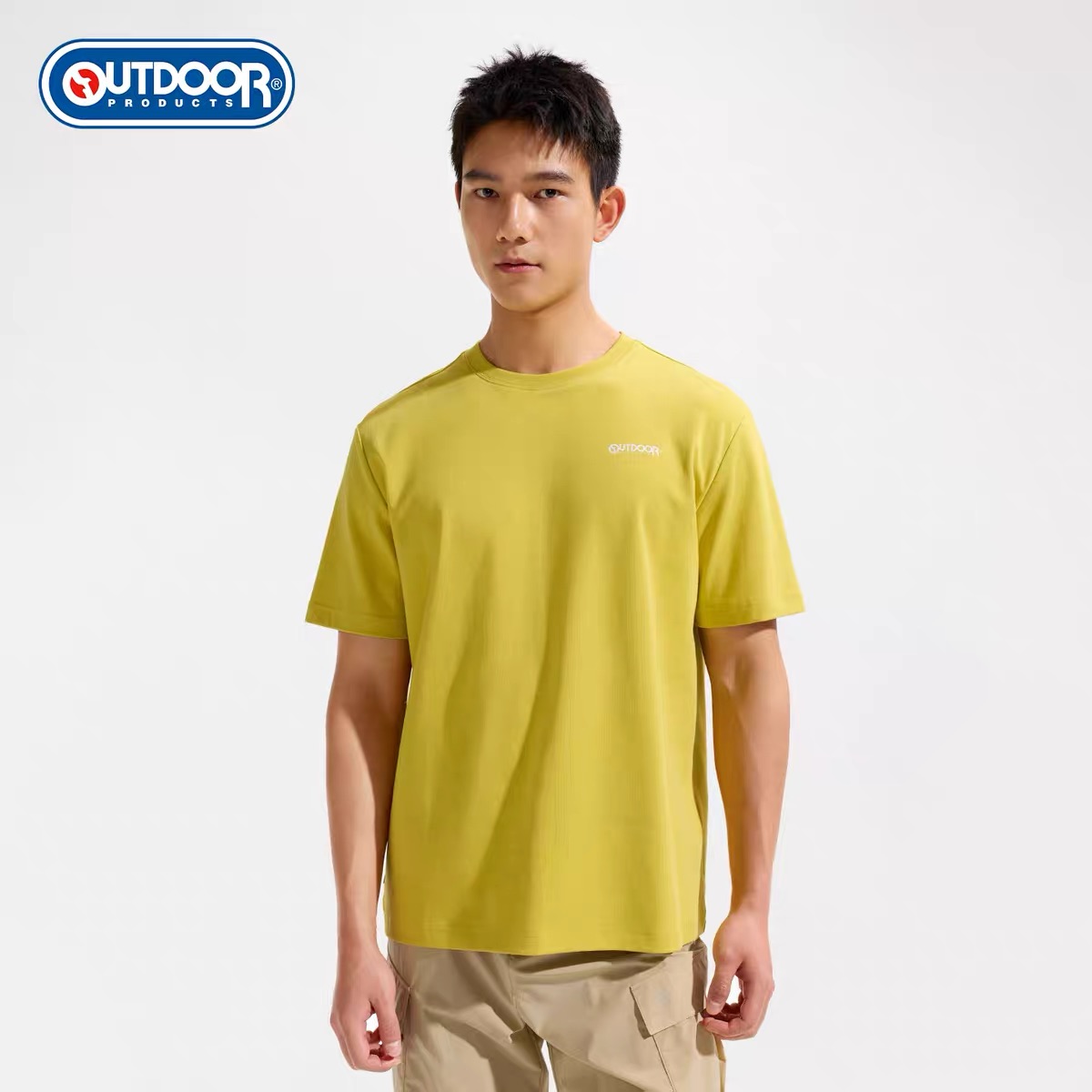 【特秒】6楼OUTDOOR户外潮牌棉感吸汗透气圆领简约短袖T恤吊牌价199折后价69