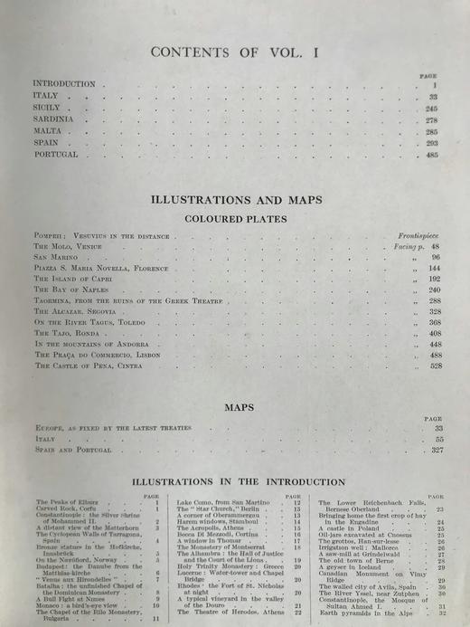 约20世纪早期 哈钦森欧洲风景建筑图集（全3卷） 2000余幅插图 漆布精装16开 商品图4