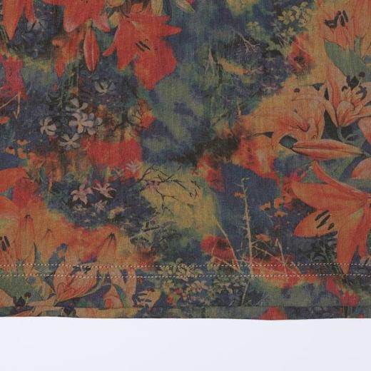 SDSA男装2026新款高贵轻奢复古油画满印花卉设计圆领短袖T恤百搭 商品图3