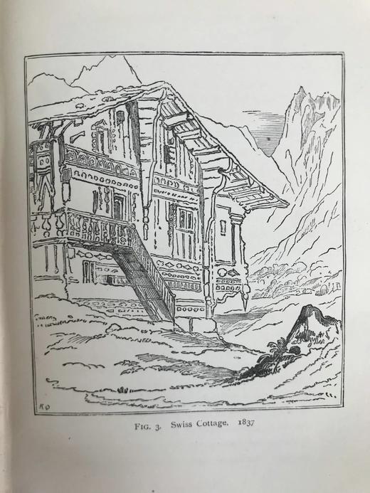 1905年 罗斯金《建筑的诗意》 约30幅插图 漆布精装32开 商品图10