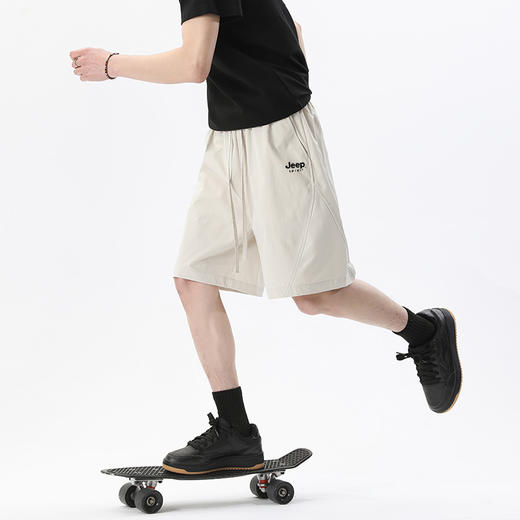 品牌直发【JEEP SPIRIT系绳冰感休闲短裤26056款 2条装】宽松版型 夏季薄款 冰感速干透气 休闲直筒五分裤 商品图5