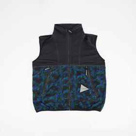 and wander printed wind vest 艺术家合作系列超轻量机能性马甲