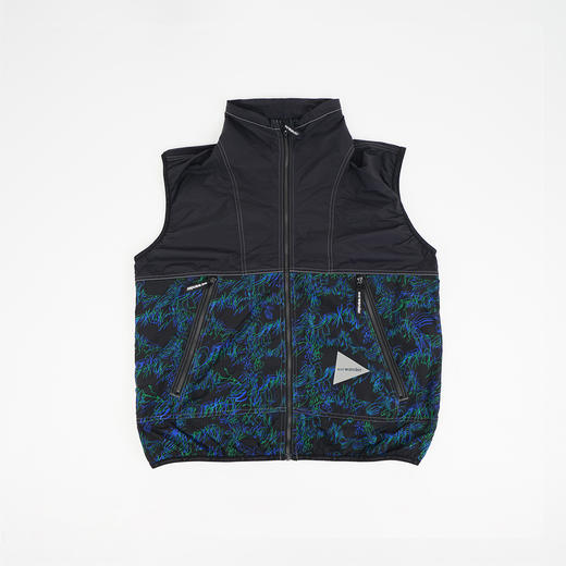and wander printed wind vest 艺术家合作系列超轻量机能性马甲 商品图0