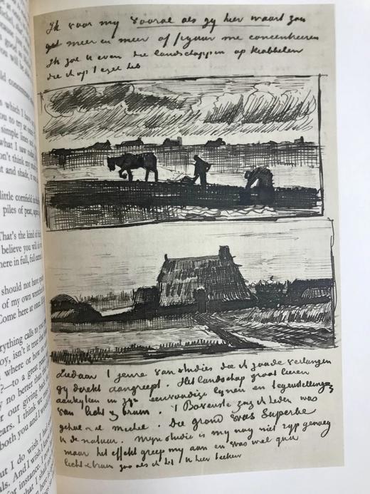 梵高书信全集（全3卷） 附书信中所有素描贴图 精装16开带书匣 商品图14