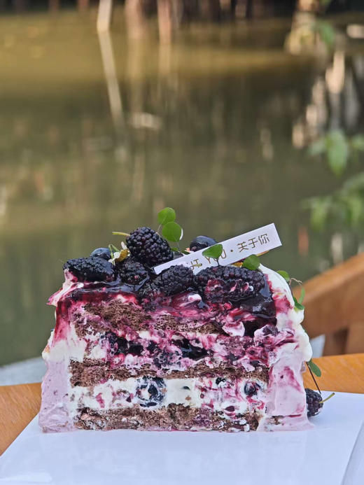 桑葚甜屿  蓝莓花青素蛋糕 商品图2
