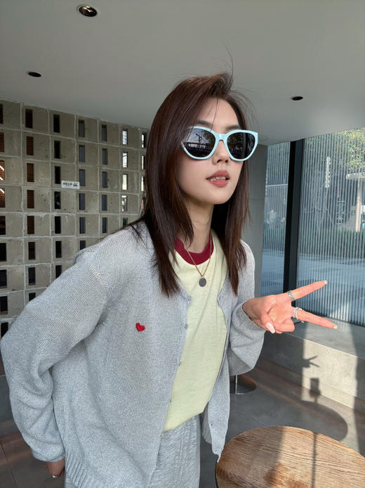 【丝麻情结】噢蜜ooomeooo撞色领小鸡黄T 商品图7