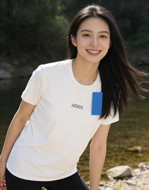 即发订单，HOKA 基础款速干短袖T恤（三色合集） 男女通穿  压胶HK短袖 商品图7