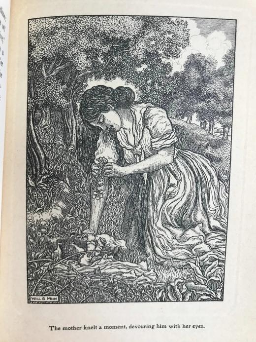 1904年 迈克尔·弗尔里斯《修路者》 6幅版画插图 纸面精装32开 商品图9