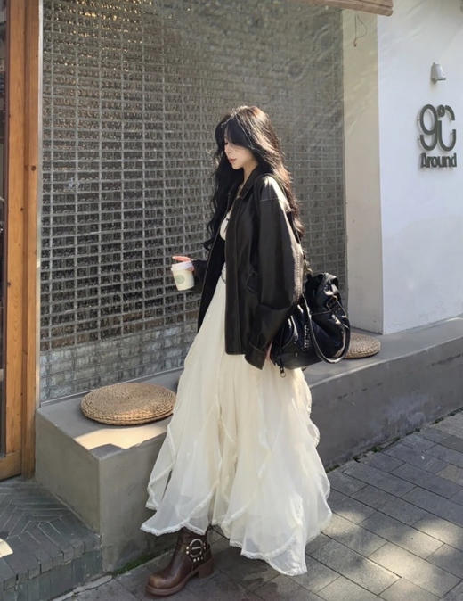 会跳舞的蕾丝蛋糕芊芊显瘦松紧腰半裙 商品图13