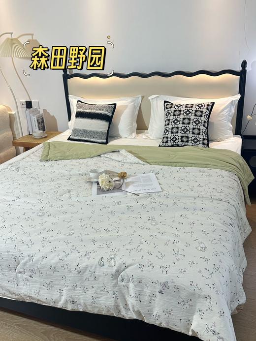 ☘️☘️宝子们，挖到宝啦！韩国🇰🇷色织皱皱纱夏被上新✨柔软又舒适，品质超绝，闭眼入🙈 【韩国🇰🇷秘境花园系列•空调夏被】细腻贴肤🥰透气不厚重😍 商品图9