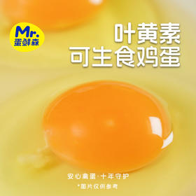 蛋鲜森 叶黄素可生食鸡蛋40枚 1800g