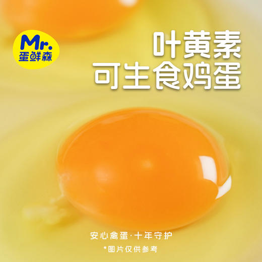 蛋鲜森 叶黄素可生食鸡蛋40枚 1800g 商品图0