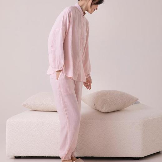 【特价款】宜色家清凉泡芙系列·国风禅意家居服睡衣套装 男女款 商品图2