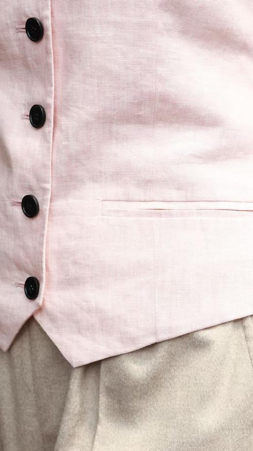 雾里朝夕|经典格调亚麻马甲套装（法国进口亚麻） 商品图5