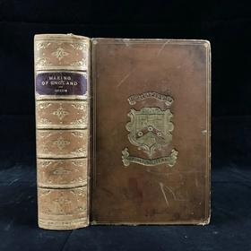 1897年 格林《英格兰的形成》（全2卷核合订本） 全真皮精装36开