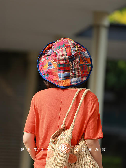 Petit Schan小闪 CLO#1087 Rain-washed woods 雨后树林 意大利EMiroglio亚麻混纺圆领针织衫T恤 商品图3