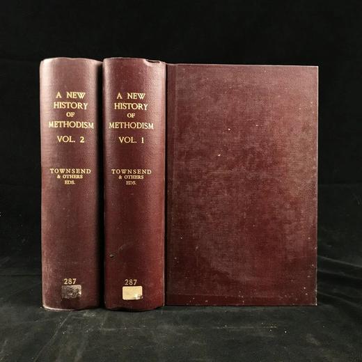 1909年 卫理公会新史（全2卷） 数十幅插图 精装18开 商品图0