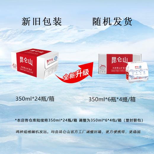【自营】昆仑山矿泉水350ml*24小瓶饮用天然弱碱性整箱装 高端矿泉水 商品图4