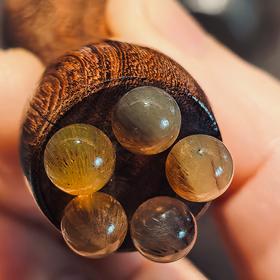 [屁侠推荐]晚安小灯泡 小莲蓬按摩梳 脸部美容朱雀三啄拨筋棒 羊角梳子 