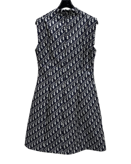 女款立领提花背心裙he010 商品图1