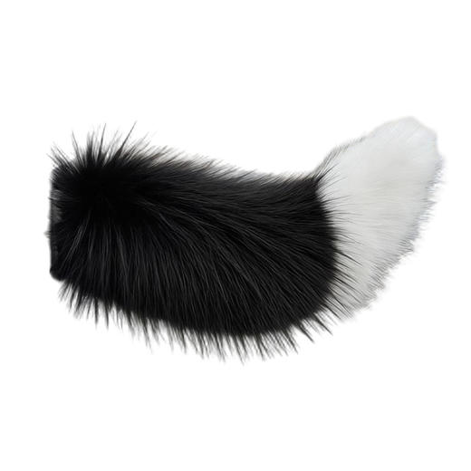 【超可爱❗️汽车电动尾巴】双色毛绒渐变造型，遥控款趣味拉满，回头率爆表，车尾秒变可爱风，电动毛绒小尾巴可遥控狐狸尾巴L 商品图4