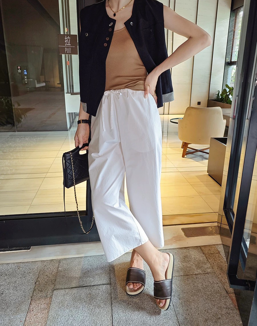 The Ro*w同款九分裤哈伦裤