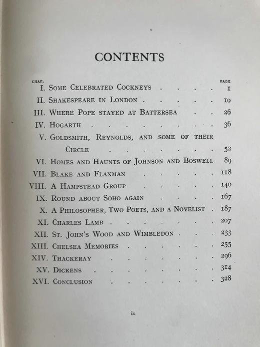 1912年 伦敦名宅与文学圣地 74幅插图16幅肖像 漆布精装32开 商品图4