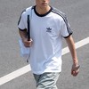 夏季男女同款针织纯棉时尚休闲透气圆领运动短袖T恤 商品缩略图2