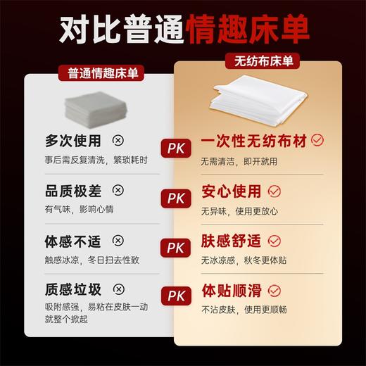 【情趣用品】谜姬 一次性无纺布床单SM情趣互动 商品图2