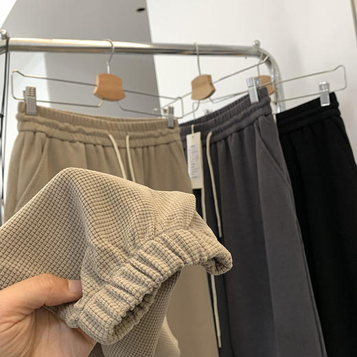 特价出！敲高性价比 春夏薄款华夫格卫裤！ 商品图7