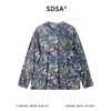 SDSA男装2026新款高贵轻奢小众撞色满印花卉圆领长袖T恤百搭休闲 商品缩略图4