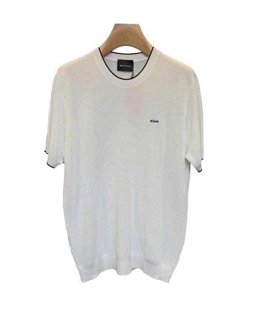 男款刺绣针织短袖T恤la 商品图1