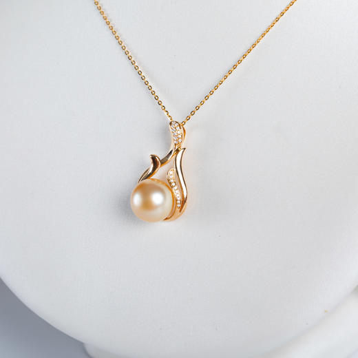 ⁶孤品：【南洋金珍珠】18K金钻石吊坠，12.1MM，编号DZS24，送银链，出证书，48小时鉴赏期——SS06-CR-YMZZ【HOT】 商品图1