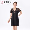 都市丽人睡衣女士睡衣薄家居服网纱冰丝睡衣女士网纱短袖裙有杯垫女装睡裙LHC6C4 商品缩略图1