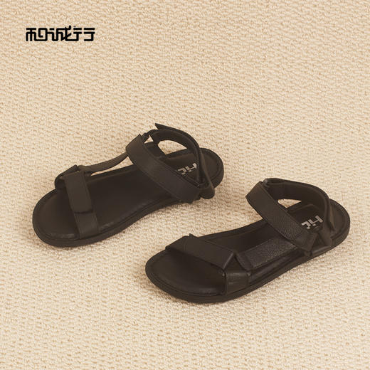 和诚行2026夏季新款外穿时尚百搭软底防滑男式凉鞋0551297 商品图1