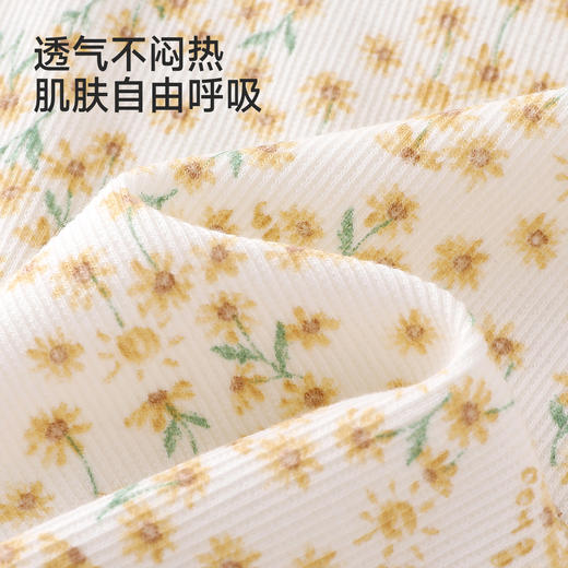 【莫代尔】英氏儿童衣服女童夏季短袖T恤针织卡通薄款上衣圆领可爱百搭上装 商品图2