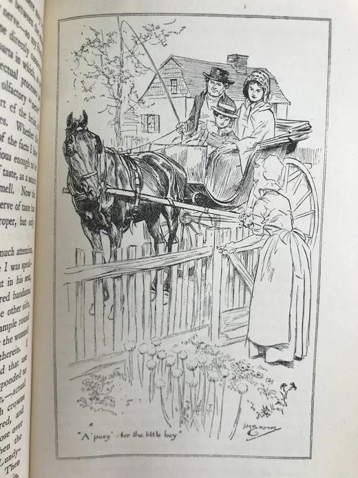 1920年 霍姆斯《早餐桌上的独裁者》 H.M.布洛克数十幅插图 漆布精装36开 商品图7