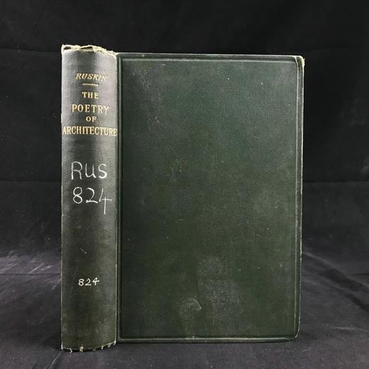 1905年 罗斯金《建筑的诗意》 约30幅插图 漆布精装32开 商品图0