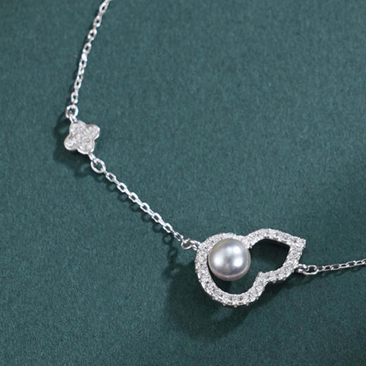 子佩集【福禄璀璨】银S925珍珠惜王妃套链手链【QJTL002】葫芦四叶草2602 商品图2