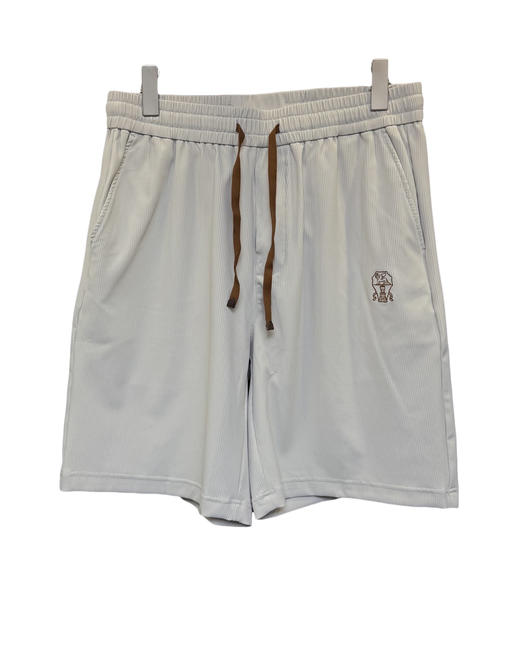 男款刺绣短袖衬衫短裤套装zh006 商品图2