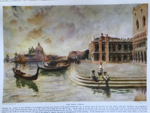 约20世纪早期 哈钦森欧洲风景建筑图集（全3卷） 2000余幅插图 漆布精装16开 商品图9