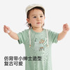 英氏婴儿衣服夏季男宝宝短袖连身衣卡通印花可爱薄款连体衣休闲 商品缩略图2