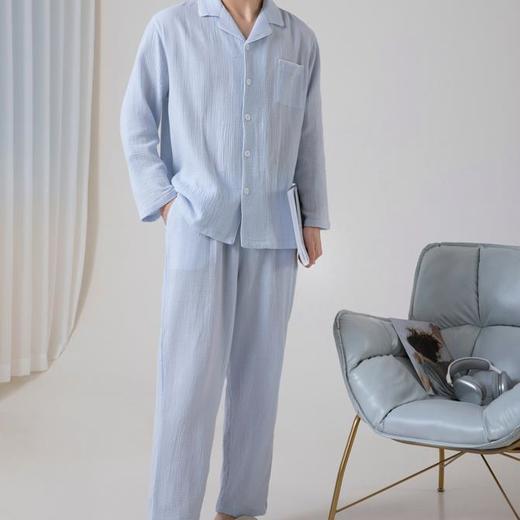【特价款】宜色家60支全棉泡泡纱家居服睡衣 男女款 商品图8