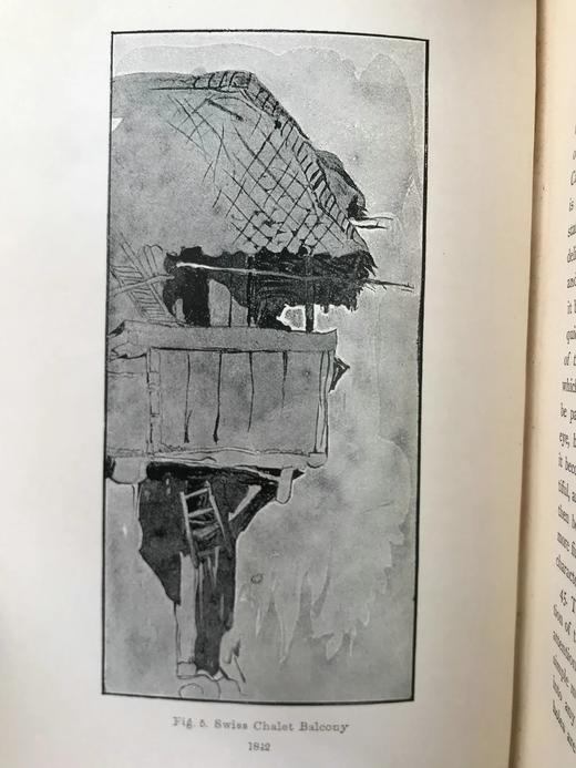 1905年 罗斯金《建筑的诗意》 约30幅插图 漆布精装32开 商品图11