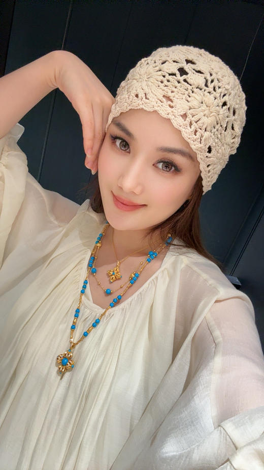 GAONAS 景泰之韵 中式贵气百搭度假风老钱多功能金色项链11949XB 商品图4