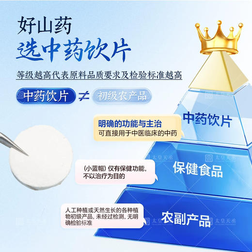 山药中药饮片250g山药中药材四神汤芡实茯苓山药莲子 商品图3