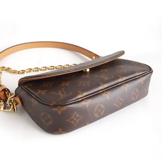 【95新】LV路易威登M81911棕色老花Ivy腋下包链条包单肩包女士210326AK13 商品图6