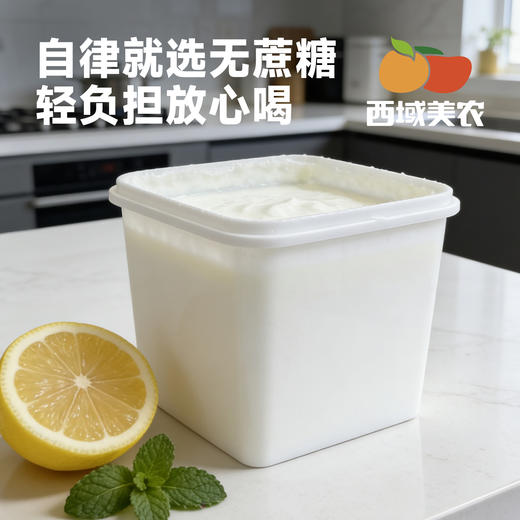 西域美农 每日24菌酸奶无蔗糖酸奶 1kg 轻负担放心喝 内蒙酸奶 商品图3