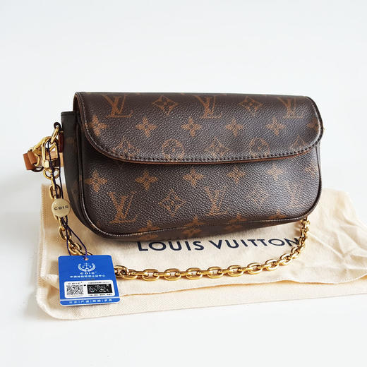 【95新】LV路易威登M81911棕色老花Ivy腋下包链条包单肩包女士210326AK13 商品图1